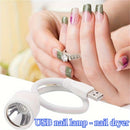 Linterna USB para Uñas - Secador de Gel Rápido con Alimentación USB, Lámpara Compacta para Manicura/Pedicura sin Adaptador/Batería Necesaria, Luz Portátil para Cuidado de Uñas, Regalo Ideal para Artistas y Clientes, Diseño Elegante y Duradero, Herramient