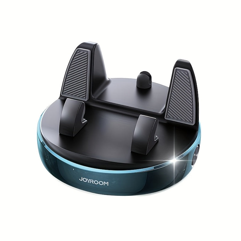 JOYROOM Soporte de teléfono para coche [Diseño de resorte ajustable] Soporte de teléfono para salpicadero 360° rotativo con silicona antideslizante compatible con Iphone, Samsung y otros teléfonos inteligentes.