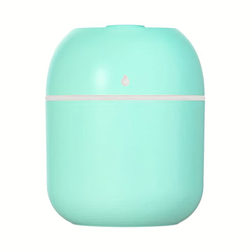 Mini Humidificador USB - Compacto y Personal con Funcionamiento por USB, Operación Silenciosa, Detalles en Blanco/Rosa - Ideal para Hogar, Oficina, Coche o Escritorio - Solución Esencial para Securares, Tos y Frío en Otoño e Invierno, Diseño Moderno y El