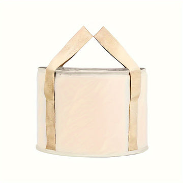 Tina para pies plegable y portátil, sin perfume, baño de pies plegable no eléctrico, asas reforzadas, diseño fácil de verter y colgar, no requiere batería, para spa en casa y cuidado de la belleza.
