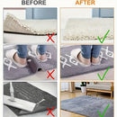 8 Piezas de Antideslizante para Alfombras, Lavable y Adhesivo Antideslizante para Suelos de Madera