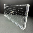 Cabezal de Ducha Acrílico Transparente Mejorado de 15 Pulgadas - Ducha de Lluvia Rectangular, Diseño de Alta Eficiencia para Ahorrar Agua, Instalación Versátil en Pared y Techo, Ideal para Baños Modernos, Accesorios de Ducha
