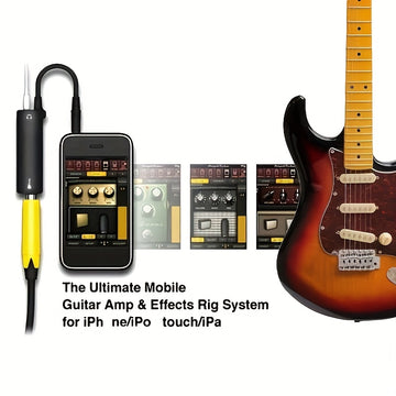 Interfaz de guitarra I-Rig, convertidor de reemplazo para teléfono, interfaz de audio para guitarra, afinador de guitarra, línea de guitarra, accesorios para guitarra I-Rig