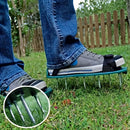 1 Par de Zapatos de Aeración de Césped de Jardín Duraderos - Aerador de Césped Manual con Dientes de Metal, No Se Necesita Electricidad, Diseño Ergonómico para una Eficiente Aeración del Suelo en Jardines, Patios y Traspatios, Herramienta de Aeración de