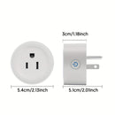 WGHUIS Enchufe Inteligente, Toma WiFi para Hogar Compatible con Alexa y Google Home, Control Remoto y Función de Temporizador, Solo 2.4GHz, App Cozylife