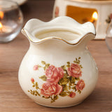 1 pieza Tarro de Cerámica Estilo Europeo/Portacuchillos y Tenedores/Portaplumas/Jarrón, Contenedor Multifuncional Apto para Hogar, Comedor, Oficina, Puede Albergar Flores, Cucharas, Palillos, Brochas de Maquillaje