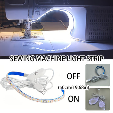 Máquina de coser Brother Lámpara de costura LED ligera y flexible, alimentada por USB DC5V, compatible con todas las máquinas de coser, material de plástico, incluye fuente de luz, no requiere batería, perfecta para regalos de Navidad, decoración de ofic