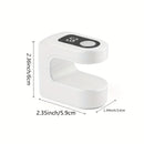 FEIYBA Mini Lámpara de Secado Rápido LED Portátil para Uñas - Secador de Gel con Temporizador Digital, Recargable USB y Batería Integrada, Diseño Compacto para Hogar/Profesional, Lavanda, Herramienta Moderna de Manicura, Construcción Duradera, Profesione