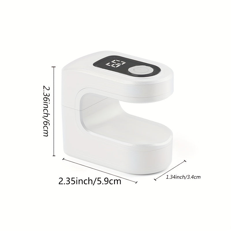 FEIYBA Mini Lámpara de Secado Rápido LED Portátil para Uñas - Secador de Gel con Temporizador Digital, Recargable USB y Batería Integrada, Diseño Compacto para Hogar/Profesional, Lavanda, Herramienta Moderna de Manicura, Construcción Duradera, Profesione