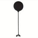 [Viento Doble Capa para Micrófono] Protector de Viento para Micrófono de Doble Capa - Conector XLR para Karaoke, Streaming y Grabación de Podcasts