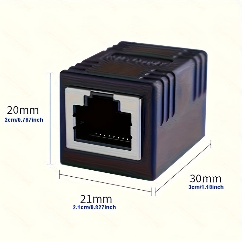 Extensor de Conector Ethernet Hembra a Hembra - Cable RJ45, Alimentado por USB, Compatible con Cat5/Cat6/Cat6a/Cobre, para Switches de Red, Routers, Servidores - Uso Industrial/Residencial/Occupacional, Extensor y Receptor de Internet para Hogar, Conexió