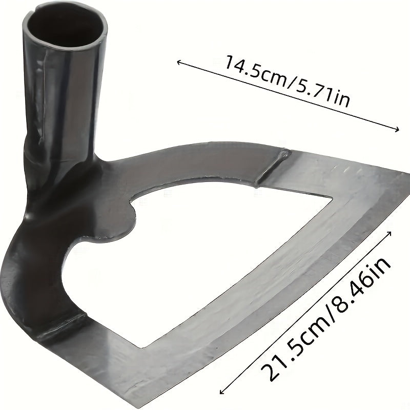 Cuchara de acero de manganeso de alta resistencia - Diseño grande y grueso en forma de corazón para una penetración eficiente del suelo, duradera para el jardinería al aire libre y el cuidado de la hierba, uso agrícola sin mango, forma única de corazón |