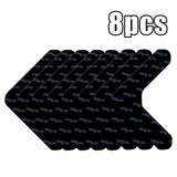 Sujetadores de alfombra con súper adherencia, cinta antideslizante para alfombras que evita que se enrollen, mantiene tu alfombra en su lugar y aplana las esquinas, lavable y removible de doble cara, sujetador de esquinas para evitar que se enrollen