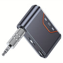 Adaptador sin varillas para Coche 5.4 - Receptor/Transmisor de Audio sin varillas, Entrada USB-C AUX, Reproducción TF/USB, Batería Recargable de Polímero de Litio, Diseño Compacto para Todos los Autos - Mejora el Sistema de Audio de tu Vehículo, Llamadas