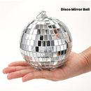 Esfera de vidrio decorativa de 4 pulgadas para fiestas, bodas - Diseño de suspensión no eléctrico adecuado para DJs, clubes, quinceañeras, decoraciones de Navidad, Halloween, Día de San Patricio (Paquete de 1)