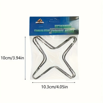 Soporte de parrilla de estufa de gas de acero inoxidable - Soporte de olla resistente al calor para ollas y sartenes pequeñas, se adapta a accesorios de cocina con mango ergonómico, duradero y fácil de limpiar, protector de estufa de gas, protección de c