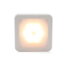 Lámpara nocturna moderna a cuadros AliXLED con sensor de movimiento, luz cálida/blanca, acabado pulido independiente, temática espacial para decoración de dormitorio y pasillo, control remoto, no requiere baterías, luces LED para sala de estar