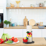 1pc Soporte de papel de toalla de diseño de manzana, dispensador de rollo de cocina de mostrador, estantería de almacenamiento de decoración para el hogar