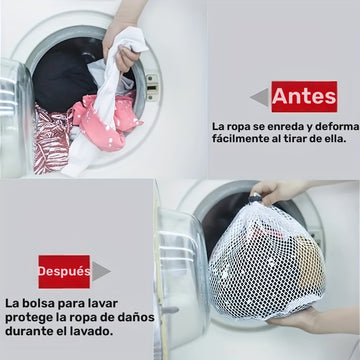 Bolsa de malla para ropa con cierre de cordón, lavable en lavadora, ideal para blusas, calcetines, medias y ropa interior, 4 tamaños disponibles (59.99 cm x 79.98 cm), perfecta para viajes y uso en el hogar