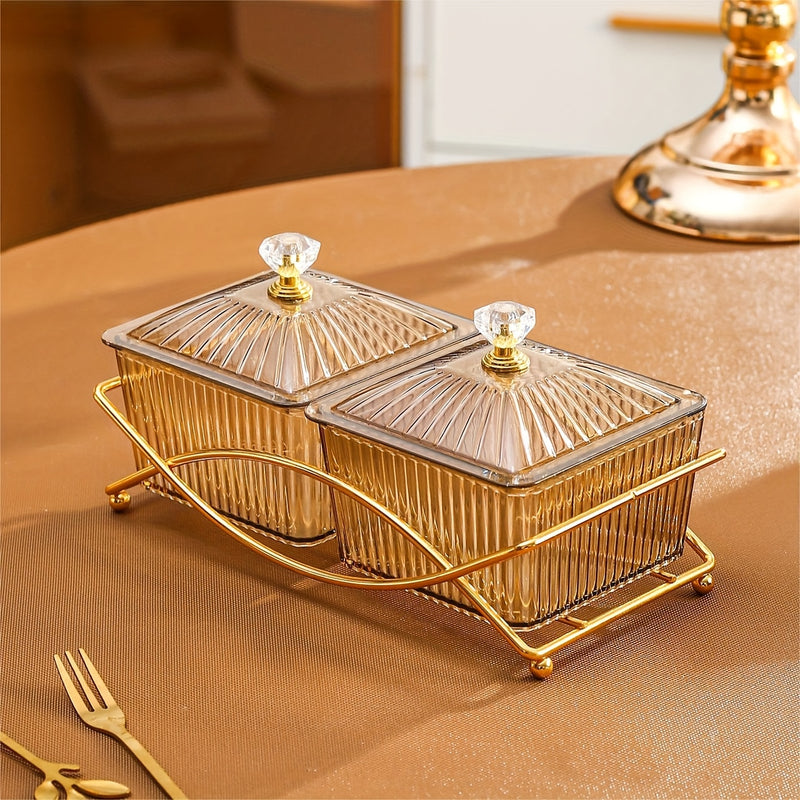 3 piezas (1 juego de 2 latas) Latas de almacenamiento plásticas multifuncionales Bandeja decorativa para sala comedor cocina Latas para azúcar leche condimentos cereales galletas pan Adecuadas para bodas al aire libre regalos cumpleaños