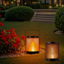 1 lámpara solar para exteriores, gran luz solar colgante para jardines, luces LED solares de metal, adecuadas para jardines, patios, balcones, pasillos, césped, regalos para familiares, amigos, Navidad, Halloween, Acción de Gracias