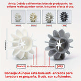 8pcs, Bola para Secadora de Ropa, Bola de Lavandería Reutilizable, Bola de Lavado para Lavadora, Bola Suavizante de Tela, Bola de Secado de Ropa, Bola Anti-enredos para Lavandería, para Reducir Arrugas, Suministros de Limpieza, Gadgets para el Hogar