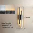 Aplique de pared LED moderno con temperatura de color ajustable en 3 tonos, acabado metálico envejecido, montaje semiempotrado para recámara y sala, incluye hardware de instalación, conexión directa 110-240V, sin necesidad de baterías, iluminación para r