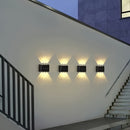 4pcs/6pcs/8pcs luces solares para valla, luces solares exteriores, luces decorativas de jardín y pared, ideales para patio, terraza, paisajismo urbano y balcón, luz cálida blanca