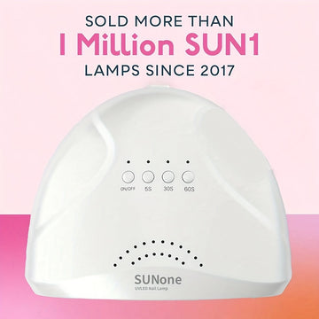 Lámpara de uñas Sun One - LED de alta potencia, sensor inteligente, temporizador de 3 modos, plástico hipoalergénico, secador de uñas profesional para resina y gel, cuidado de uñas | Lámpara de uñas moderna | Diseño elegante, secador de uñas