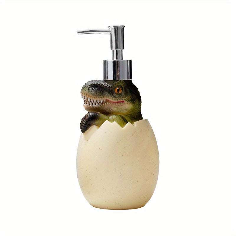1 Piezas, Dispensador De Jabón Con Diseño De Dinosaurio 3D, Botella Desinfectante De Manos Creativa De Caricatura Con Bomba, Dispensador De Jabón Para Encimera De Baño, Botella Vacía Recargable Para Jabón De Manos, Accesorios De Baño