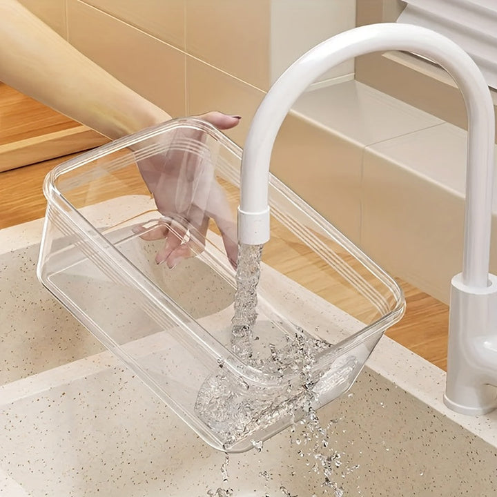 12 Piezas de Bento Box 1200ml, Material PP, Recipiente Hermético Reutilizable para Alimentos Multiusos - Carne, Frutas, Verduras, Organizador de Cocina y Despensa, Apto para Microondas, Contenedores para Viaje y Conservación Fresca