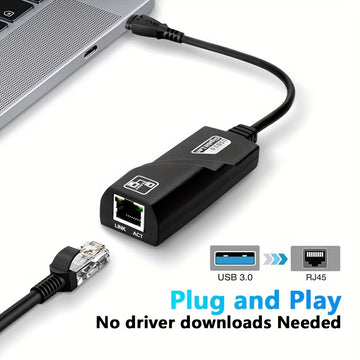 Adaptador Ethernet USB-C a RJ45 100Mbps, Adaptador de Red Compacto con Alimentación USB para Portátil, Compatible con Chips Aladdin, Plug & Play para Oficina en Casa y Gaming, Actualización de Red para Portátiles, Apariencia Profesional, Conexión Rápida