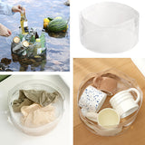 1pc Cubeta Portátil Plegable, Lavabo para Pies, Cubo de Agua Transparente, Recipiente para Pesca, Bandeja Colapsable, Cuenco para Ropa y Cara, Ideal para Viajes, Excursiones y Camping