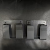 Organizador Versátil de Pared para Teléfonos, Controles Remotos y Cargadores - Instalación Sin Taladro, Perfecto para Dormitorio, Baño, Oficina, Estantes