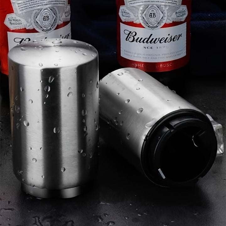 [Abridor Automático de Acero Inoxidable] Abridor de Botellas de Cerveza Automático de Acero Inoxidable - Diseño Innovador Sin Rastro - Abridor de Tapas de Alta Gama para el Hogar