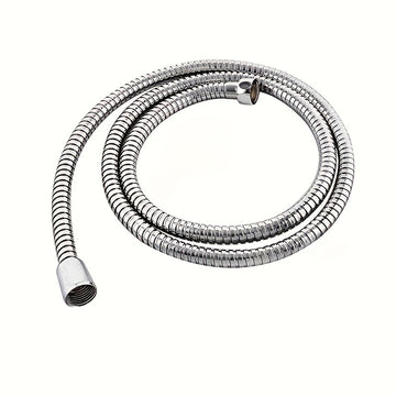 1pc Manguera de Ducha de Acero Inoxidable Resistente - Antiatascos y Anti-fugas con Conexión G1/2, Tubo Flexible a Alta Presión para Bañera, Lavado de Mascotas o Ducha - Fácil Instalación, Tubería Corrosiva para Uso Doméstico o Comercial, Accesorio Versá