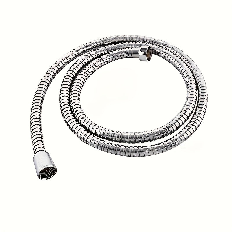 1pc Manguera de Ducha de Acero Inoxidable Resistente - Antiatascos y Anti-fugas con Conexión G1/2, Tubo Flexible a Alta Presión para Bañera, Lavado de Mascotas o Ducha - Fácil Instalación, Tubería Corrosiva para Uso Doméstico o Comercial, Accesorio Versá