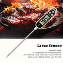 1pc Termómetro Digital TP300 - Termómetro de Cocina de Alta Precisión con Sonda de Acero Inoxidable, Calibración Automática, Adecuado para Aceite, Agua, Carne - Sonda Precisa para Asar, Hornear y BBQ - Pantalla LCD, Lecturas Instantáneas - Regalo de Coci