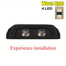 Compra 4 luces solares de pared y obtén 3 lámparas USB gratis. Luces LED solares de 4/6/8 con iluminación ascendente-descendente para jardín, balcón o decoración callejera. Fácil instalación, alta luminosidad que destierra la oscuridad