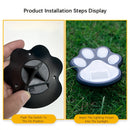 LUZES SOLARES LED PARA PERROS HOTU - 8 Piezas, Luces de Huella para Jardín y Patio con Diseño de Patas, Iluminación Exterior para Caminos y Decoración de Paisaje