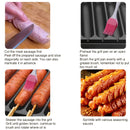 Sartén para Salchichas Antiadherente Versátil - Apta para 6/8 Hot Dogs, Perfecta para Barbacoas en Interiores y Exteriores, Fácil de Limpiar y Diseño que Ahorra Espacio