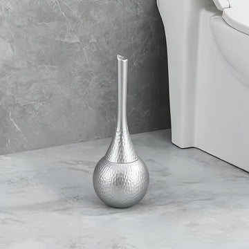 [Cepillo de Inodoro Elegante Dorado] Soporte de Cepillo de Inodoro Elegante de Pie Reutilizable Dorado - Herramienta de Limpieza de Baño de Múltiples Componentes, Herramienta de Limpieza de Inodoro, Accesorios de Baño