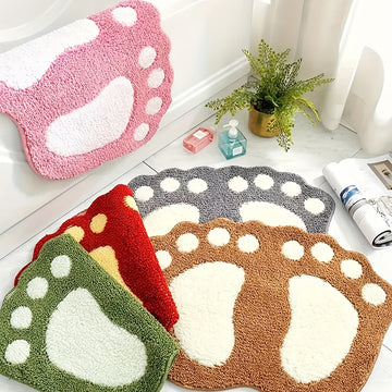 Alfombra de Ducha - Absorbente, Antideslizante, Lavable en Máquina, Suave de Microfibra para la Ducha y Sala de Lectura