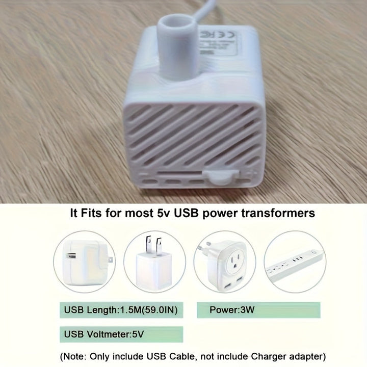 Fuente de Agua Automática para Gatos de 1.5L con Alimentación por USB, Grifo de Acero Inoxidable y Filtros - Hidratación Fresca y Circular para Mascotas Pequeñas