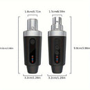 Sistema de micrófono inalámbrico NXTG M-O4, convertidor omnidireccional de tipo C USB, material PVC, control de volumen, para karaoke y canto, no requiere batería