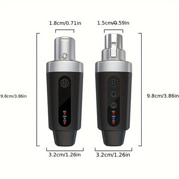 Sistema de micrófono inalámbrico NXTG M-O4, convertidor omnidireccional de tipo C USB, material PVC, control de volumen, para karaoke y canto, no requiere batería