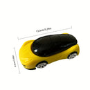1 pieza, soporte de teléfono para coche, de forma de modelo, adhesivo, seguro, personalizado, adorno de tablero de instrumentos, material ABS, accesorio móvil, manos libres, plegable, 9 cm de altura, opciones amarillas y blancas, con montaje desmontable