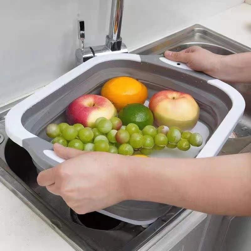 Tabla de Cortar Plegable con Colador