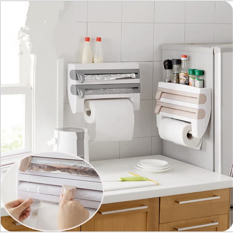 Organizador De Rollos 4 En 1 con Cortador