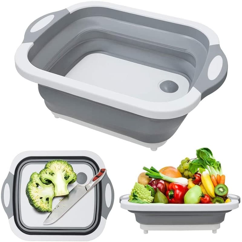 Tabla de Cortar Plegable con Colador